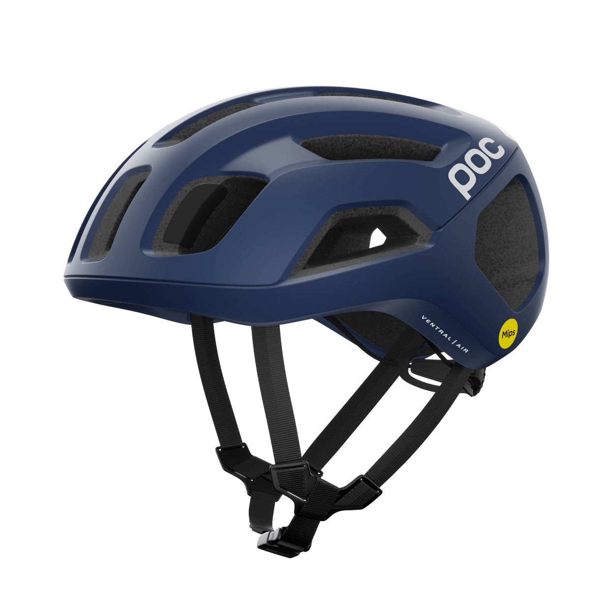 POC Ventral Air Road Cycling Helmet (Lead Blue Matt) | Cycling Gears Hub