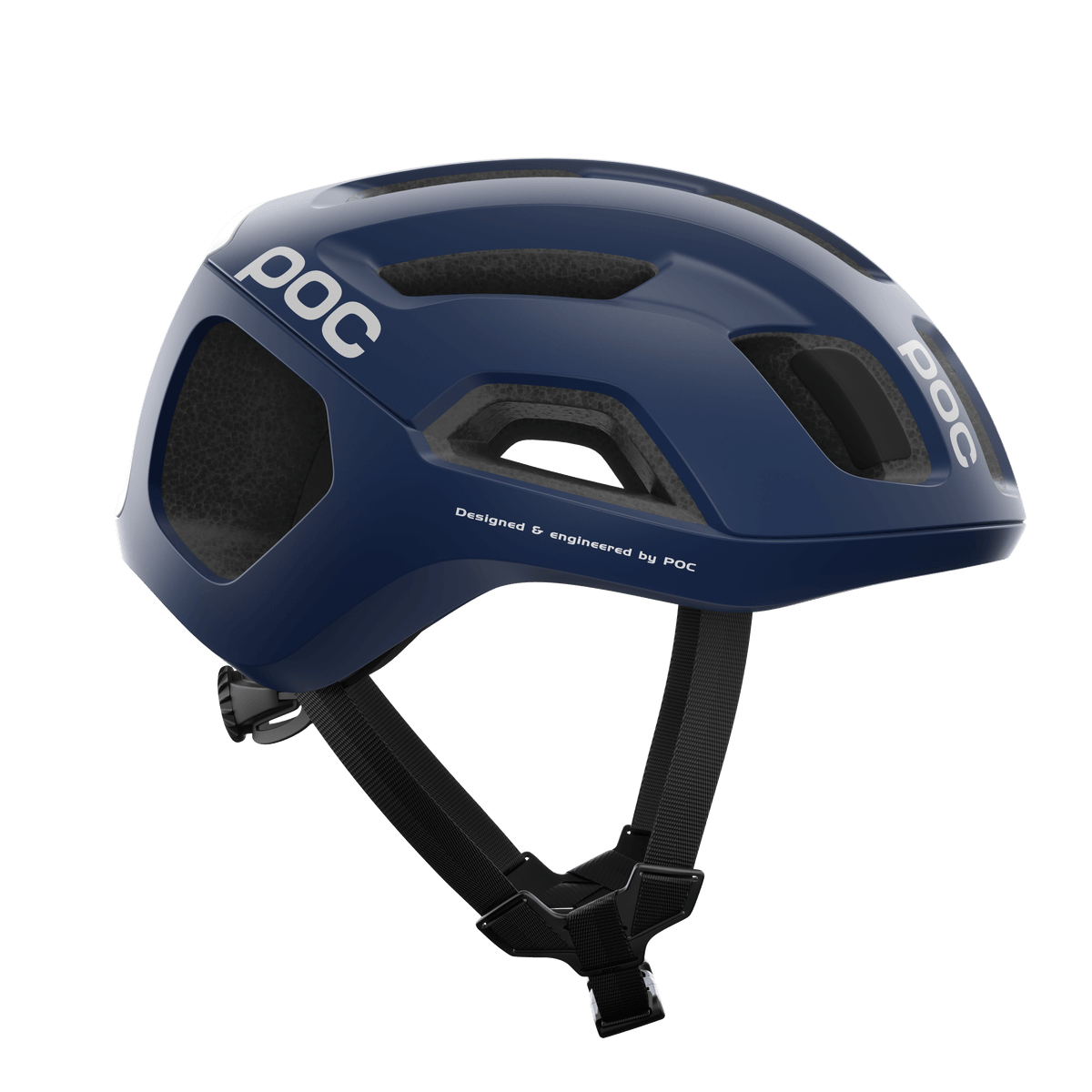 POC Ventral Air Road Cycling Helmet (Lead Blue Matt) | Cycling Gears Hub