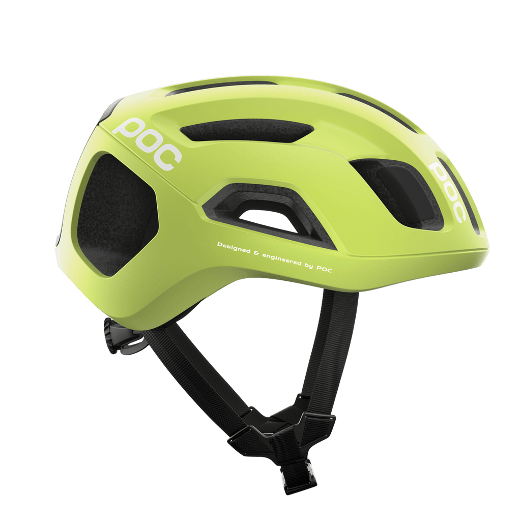 POC Ventral Air Road Cycling Helmet (Lemon Calcite Matt) | Cycling Gears Hub
