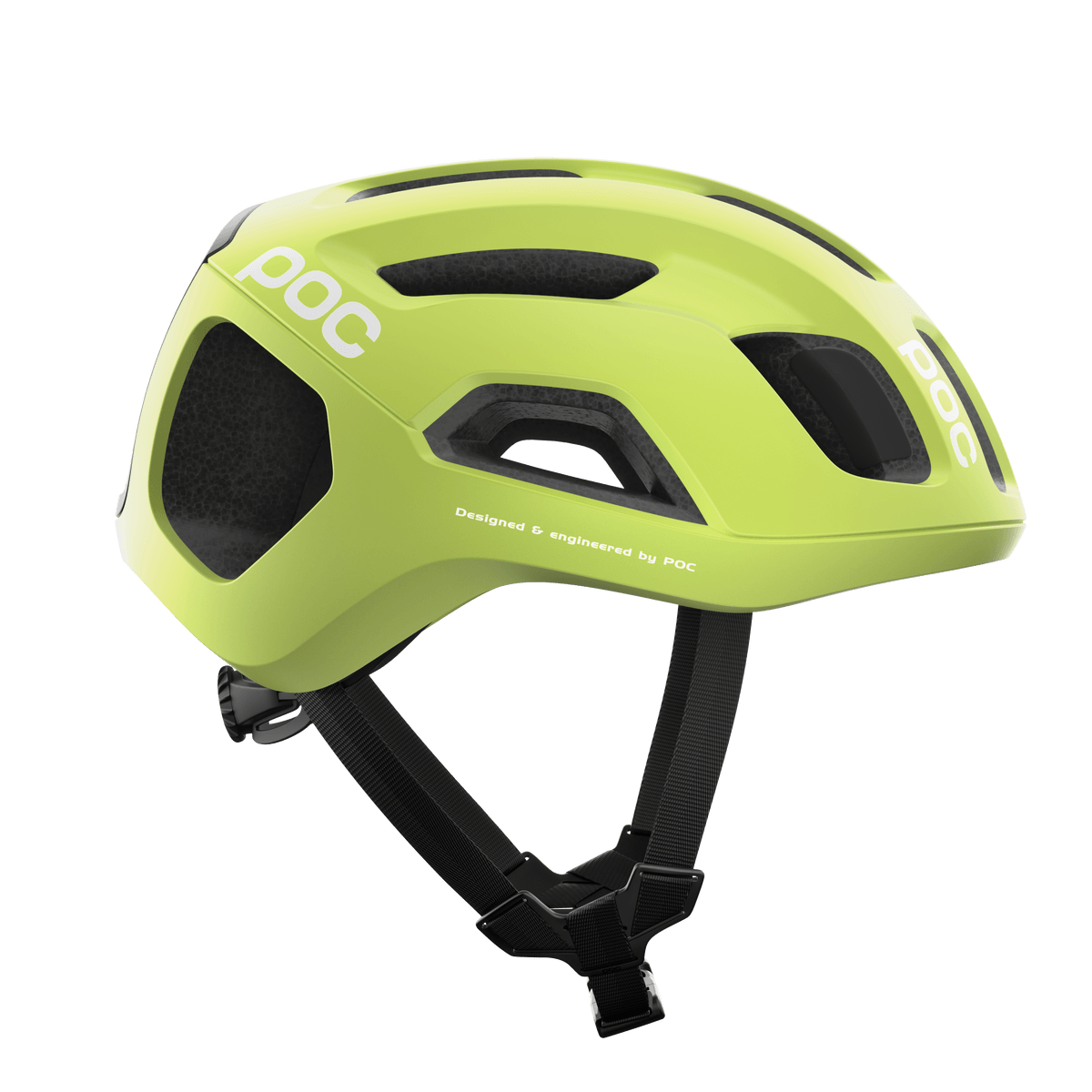 POC Ventral Air Road Cycling Helmet (Lemon Calcite Matt) | Cycling Gears Hub