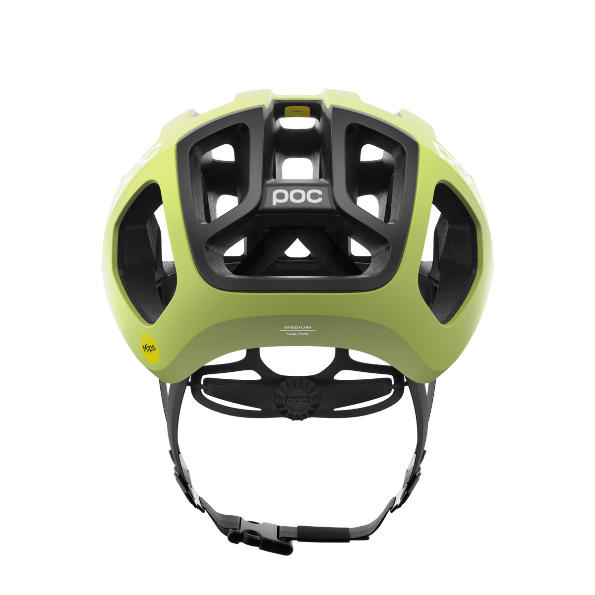 POC Ventral Air Road Cycling Helmet (Lemon Calcite Matt) | Cycling Gears Hub - Cycling Gears Hub