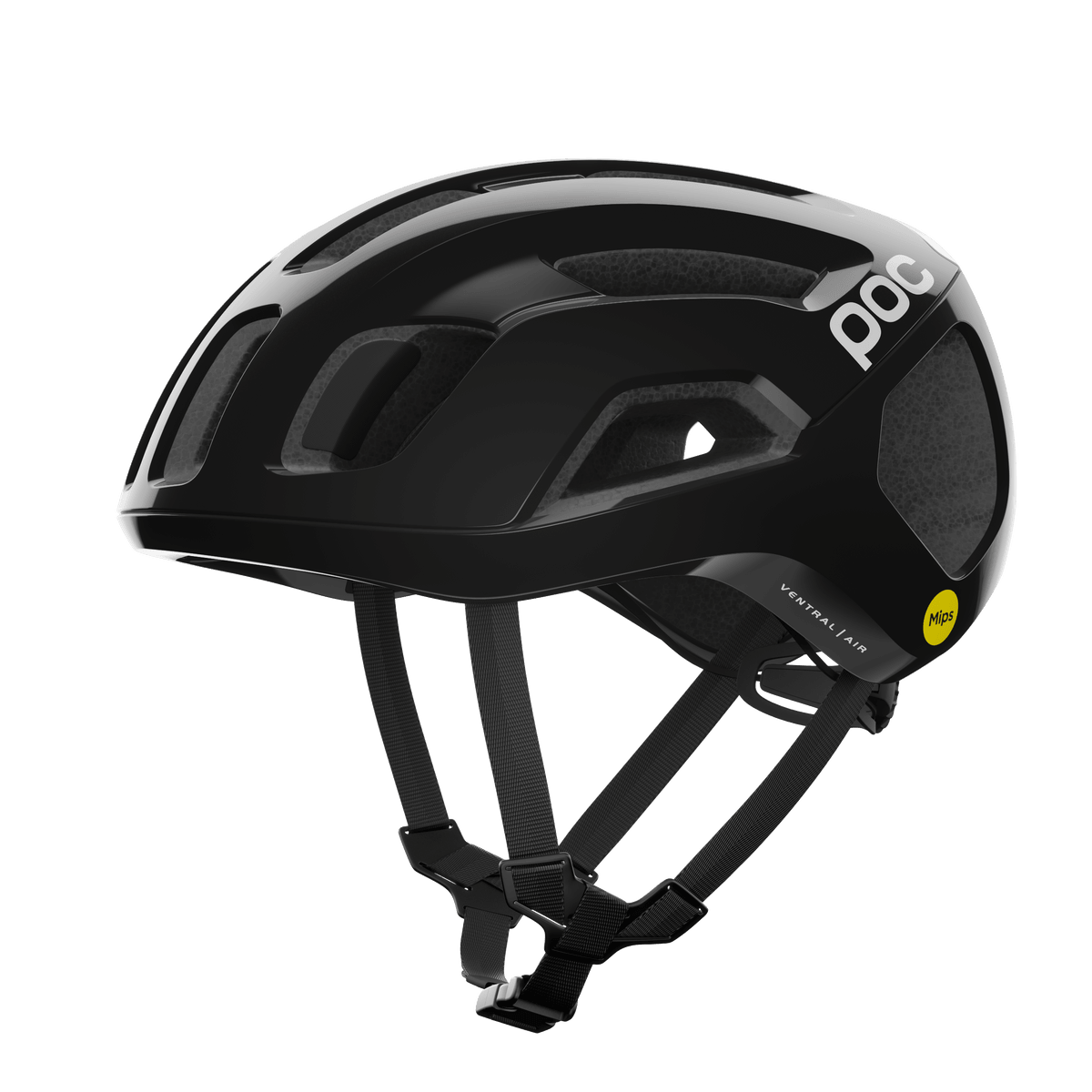 POC Ventral Air Road Cycling Helmet (Uranium Black) | Cycling Gears Hub