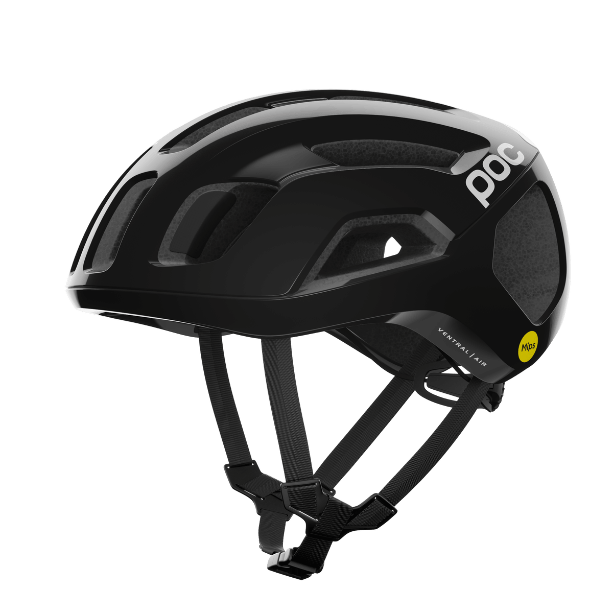POC Ventral Air Road Cycling Helmet (Uranium Black) | Cycling Gears Hub - Cycling Gears Hub
