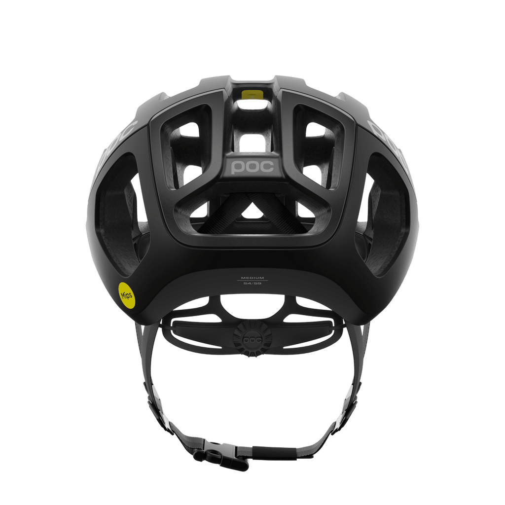 POC Ventral Air Road Cycling Helmet (Uranium Black Matt) | Cycling Gears Hub