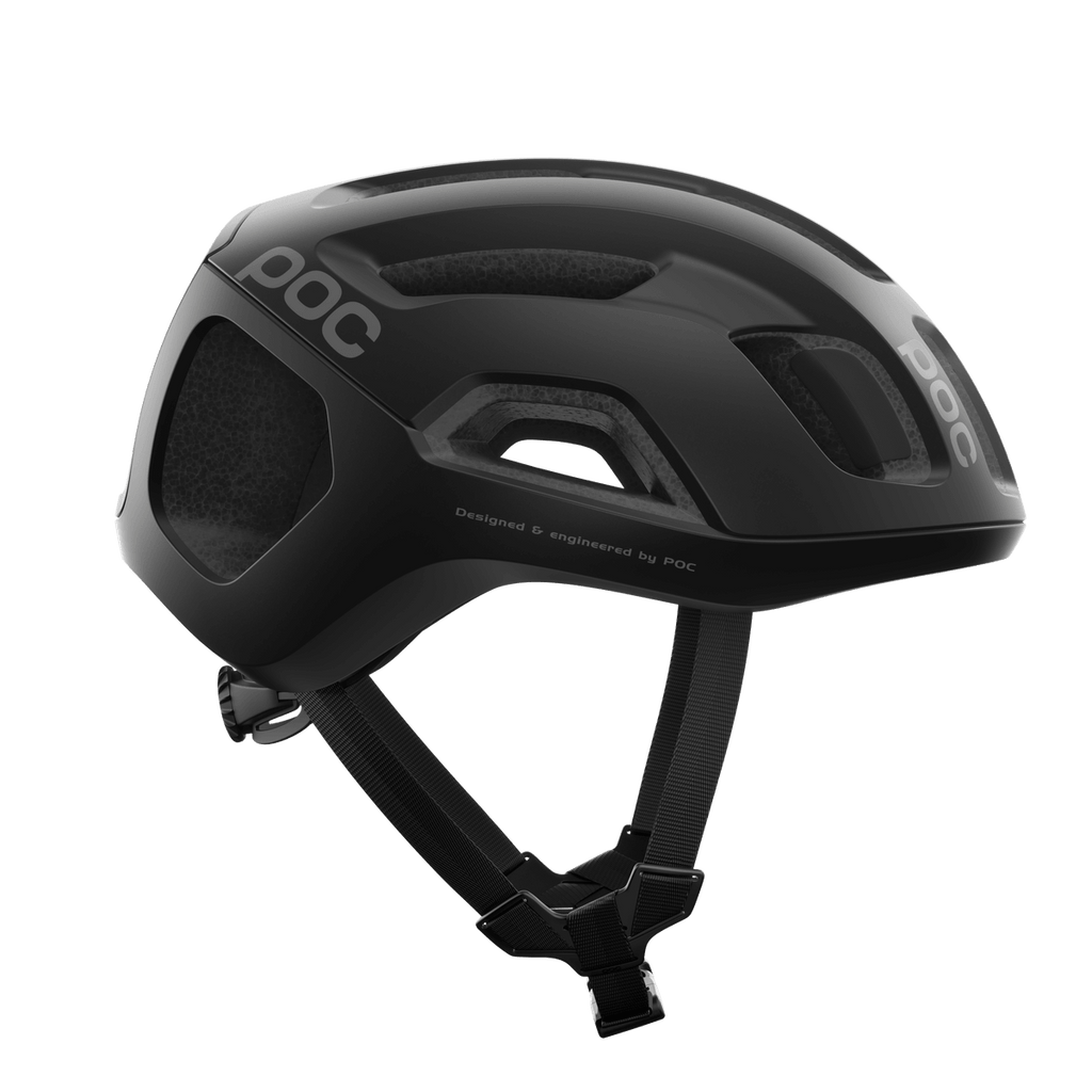 POC Ventral Air Road Cycling Helmet (Uranium Black Matt) | Cycling Gears Hub