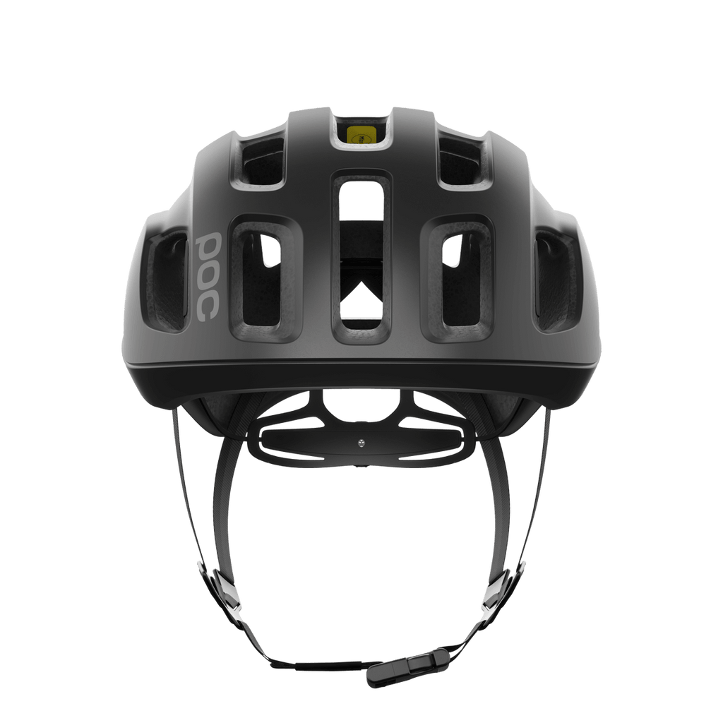 POC Ventral Air Road Cycling Helmet (Uranium Black Matt) | Cycling Gears Hub