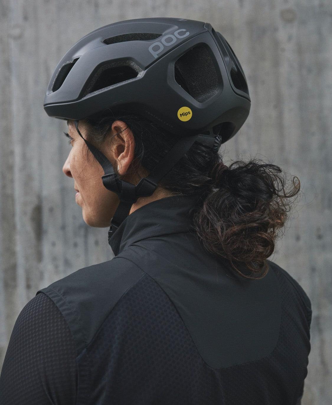 POC Ventral Air Road Cycling Helmet (Uranium Black Matt) | Cycling Gears Hub
