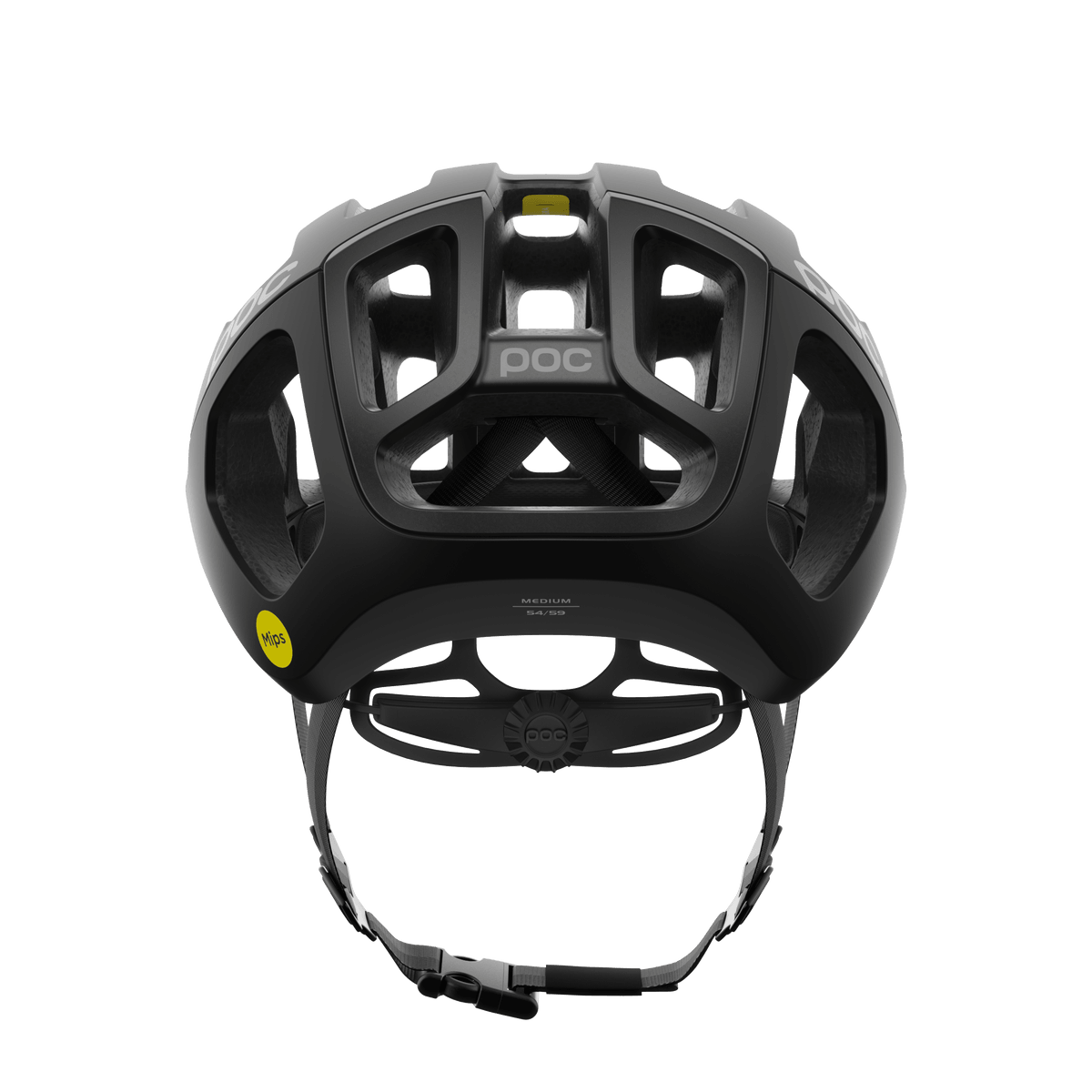 POC Ventral Air Road Cycling Helmet (Uranium Black Matt) | Cycling Gears Hub - Cycling Gears Hub