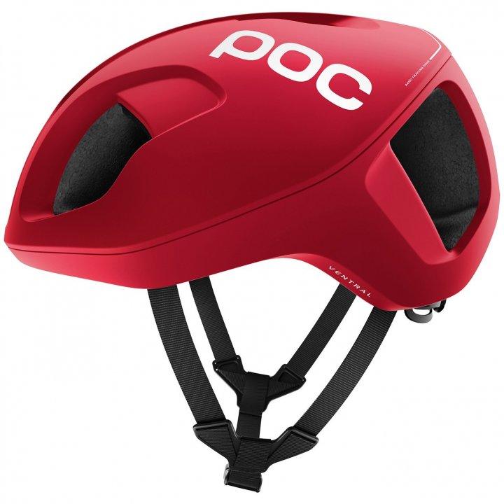 POC Ventral Air Spin Road Cycling Helmet (Prismane Red) | Cycling Gears Hub