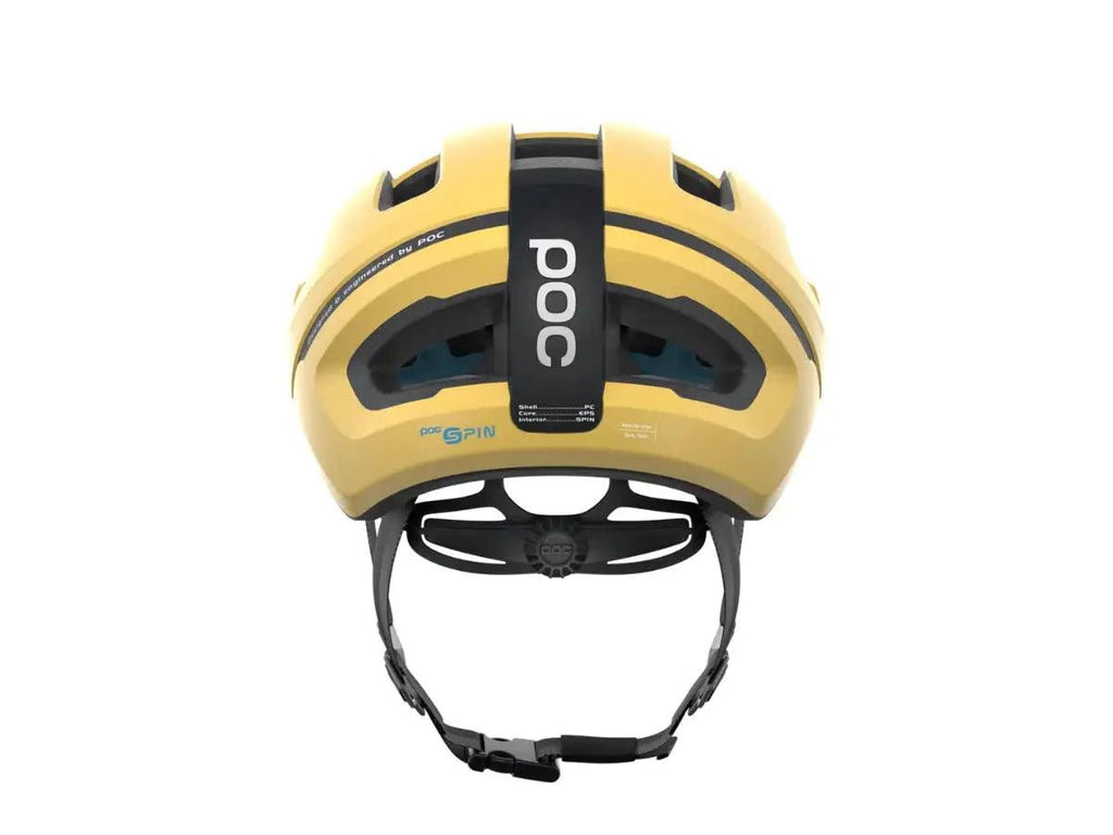POC Ventral Air Spin Road Cycling Helmet (Sulphur Yellow Matt) | Cycling Gears Hub - Cycling Gears Hub