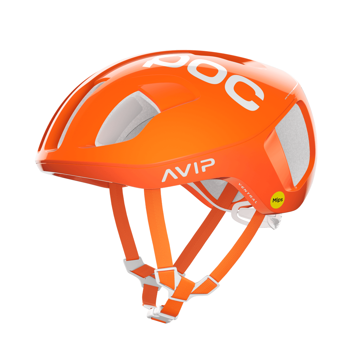 POC Ventral Road Cycling Helmet (Fluorescent Orange) | Cycling Gears Hub