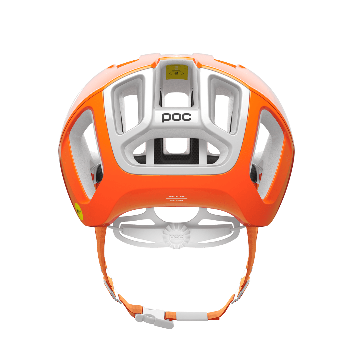 POC Ventral Road Cycling Helmet (Fluorescent Orange) | Cycling Gears Hub