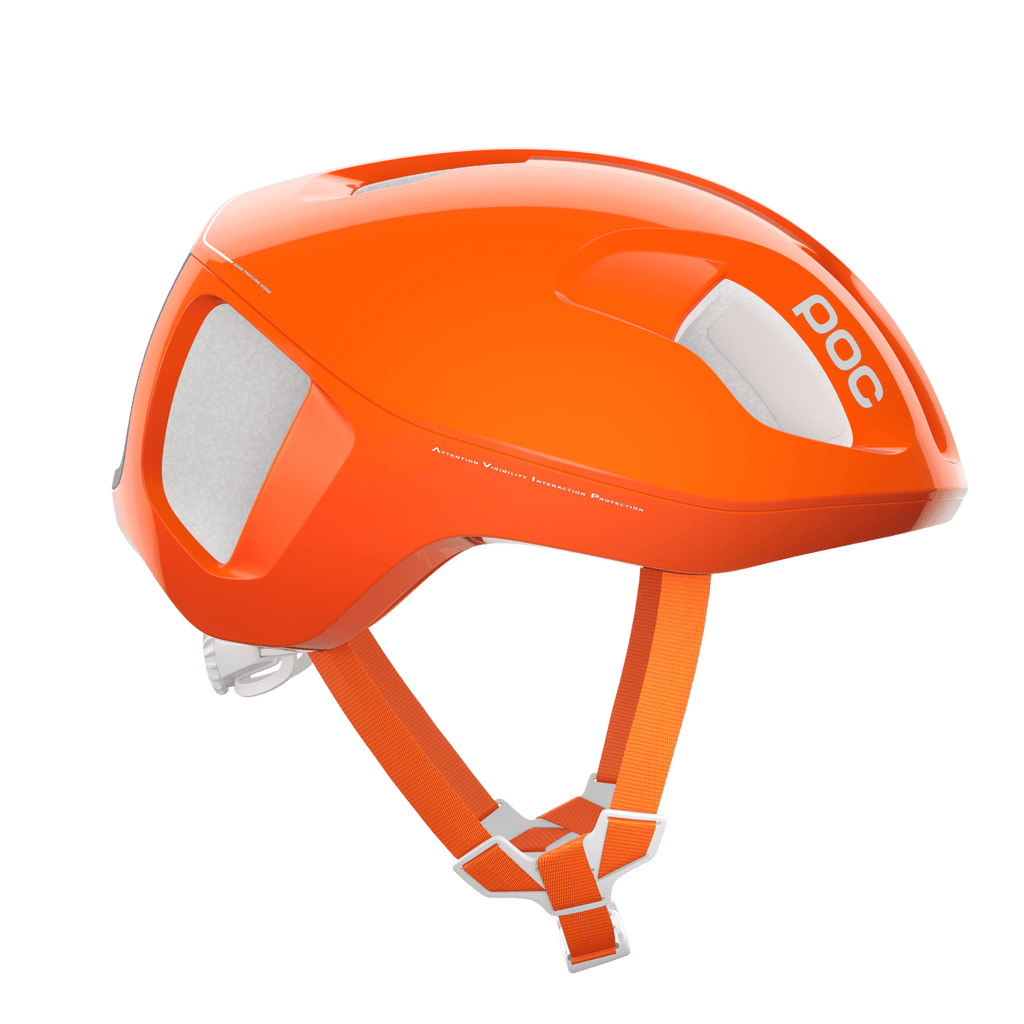 POC Ventral Road Cycling Helmet (Fluorescent Orange) | Cycling Gears Hub