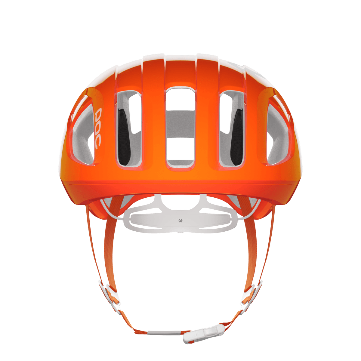 POC Ventral Road Cycling Helmet (Fluorescent Orange) | Cycling Gears Hub