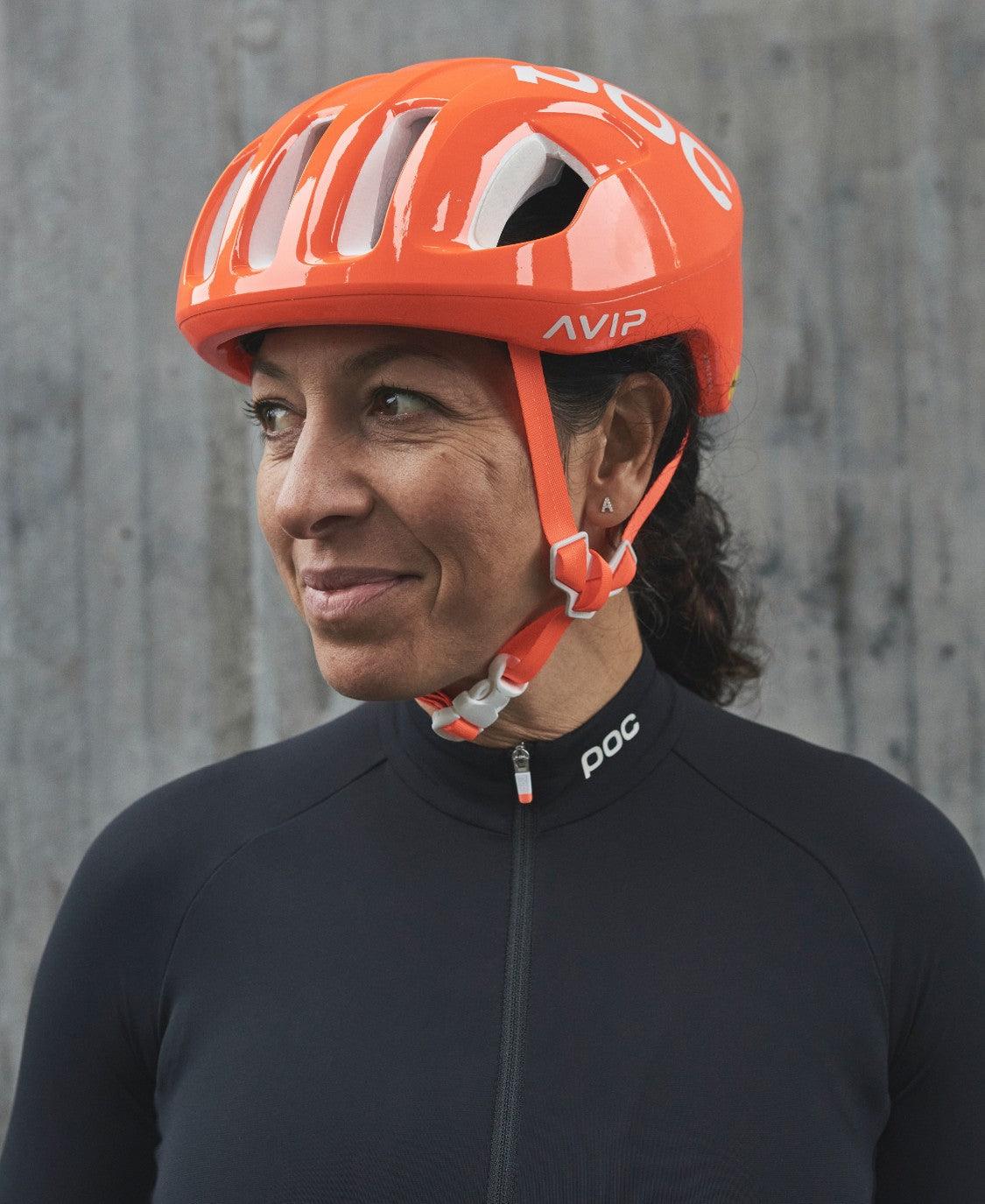 POC Ventral Road Cycling Helmet (Fluorescent Orange) | Cycling Gears Hub