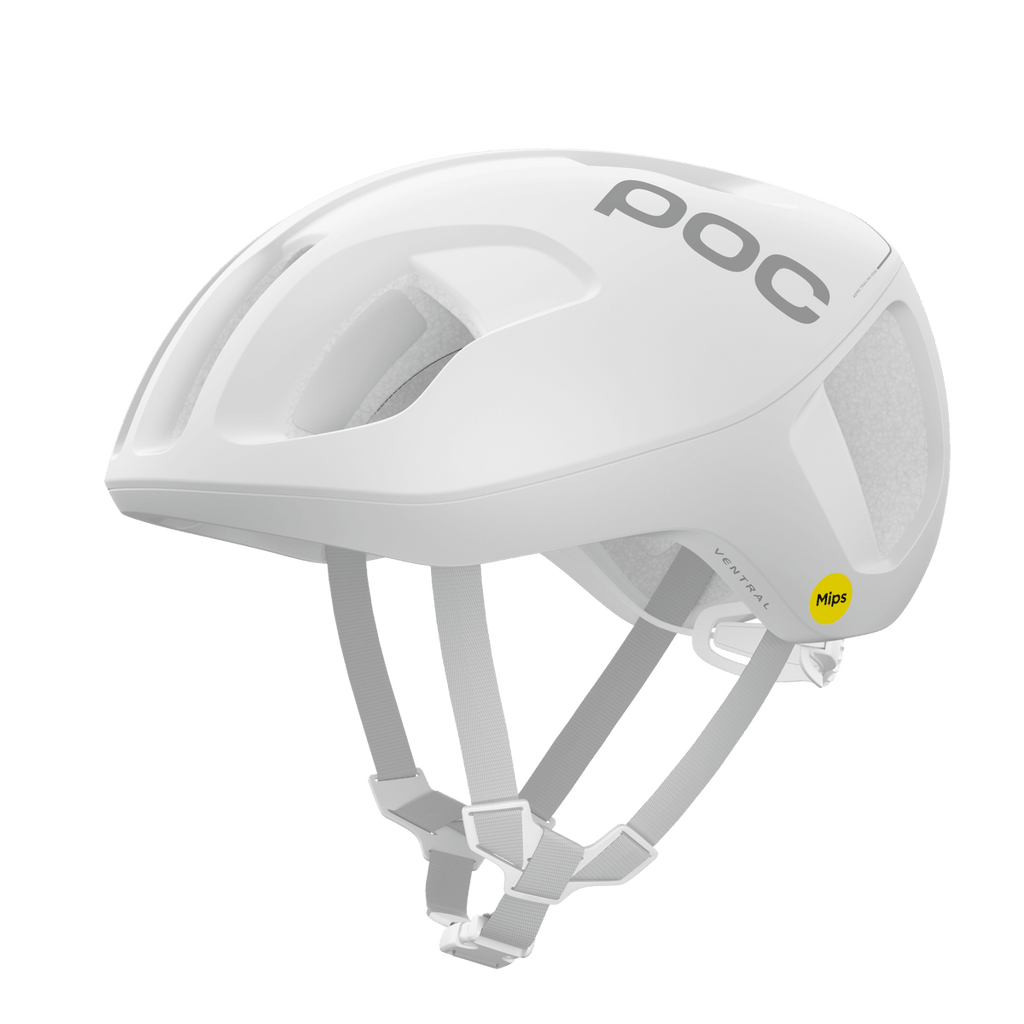 POC Ventral Road Cycling Helmet (Hydrogen White Matt) | Cycling Gears Hub