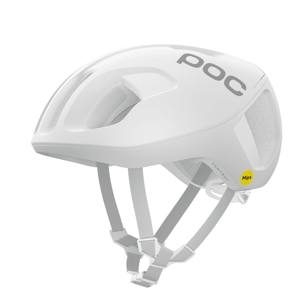 POC Ventral Road Cycling Helmet (Hydrogen White Matt) | Cycling Gears Hub