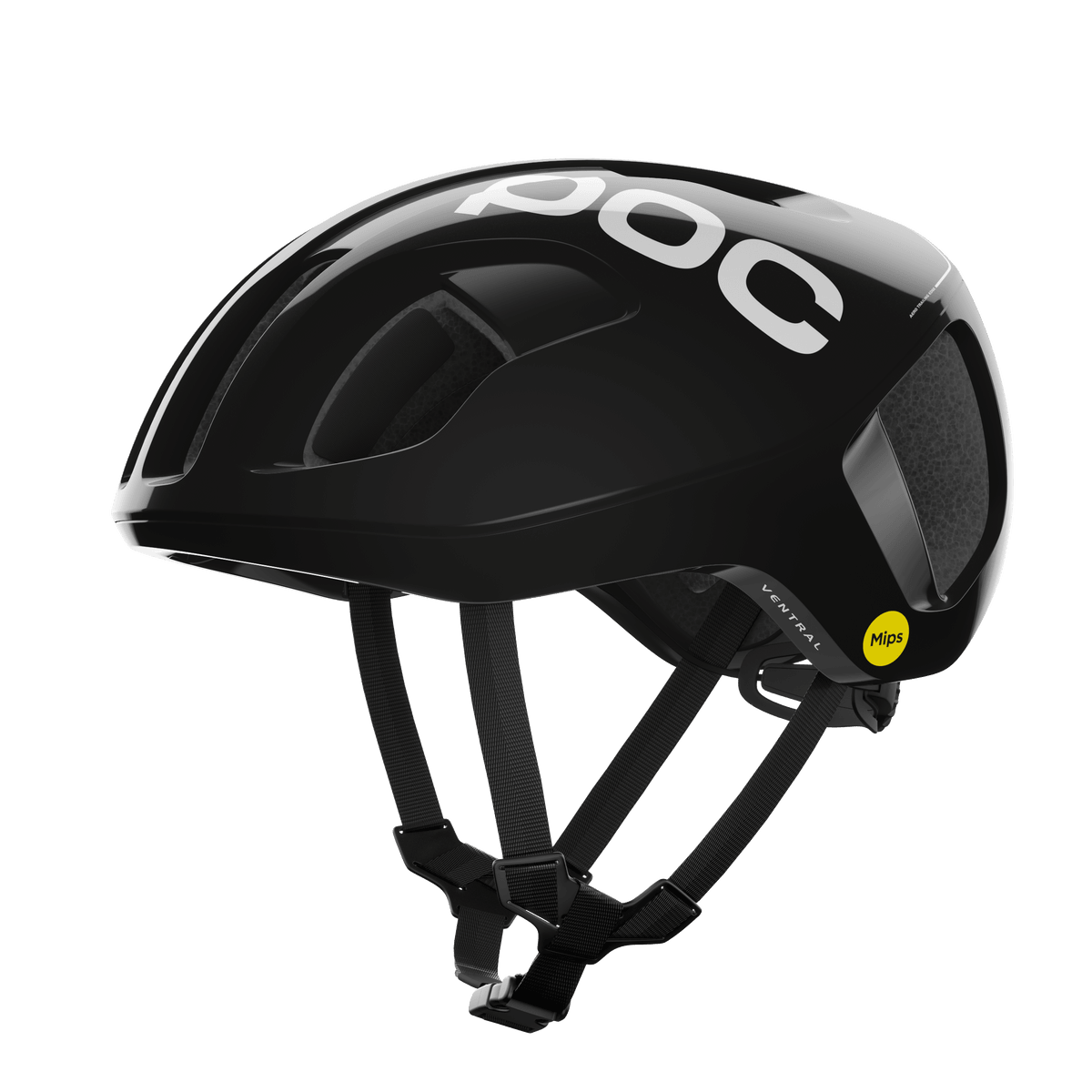 POC Ventral Road Cycling Helmet (Uranium Black) | Cycling Gears Hub - Cycling Gears Hub