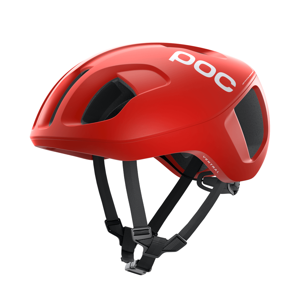 POC Ventral Spin Road Cycling Helmet (Prismane Red) | Cycling Gears Hub
