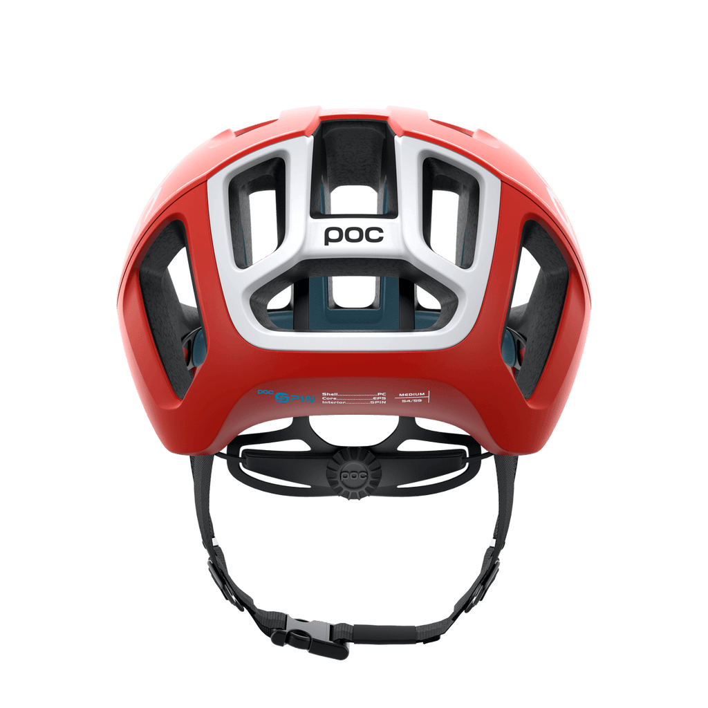 POC Ventral Spin Road Cycling Helmet (Prismane Red) | Cycling Gears Hub - Cycling Gears Hub
