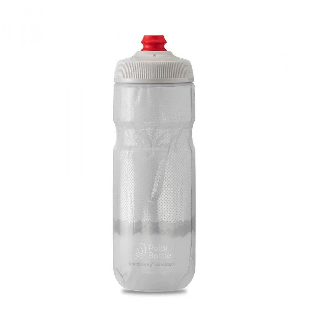 Polar Breakaway Ridge Bottle (White/Silver) | Cycling Gears Hub - Cycling Gears Hub