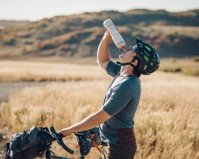 Polar Breakaway Ridge Bottle (White/Silver) | Cycling Gears Hub - Cycling Gears Hub