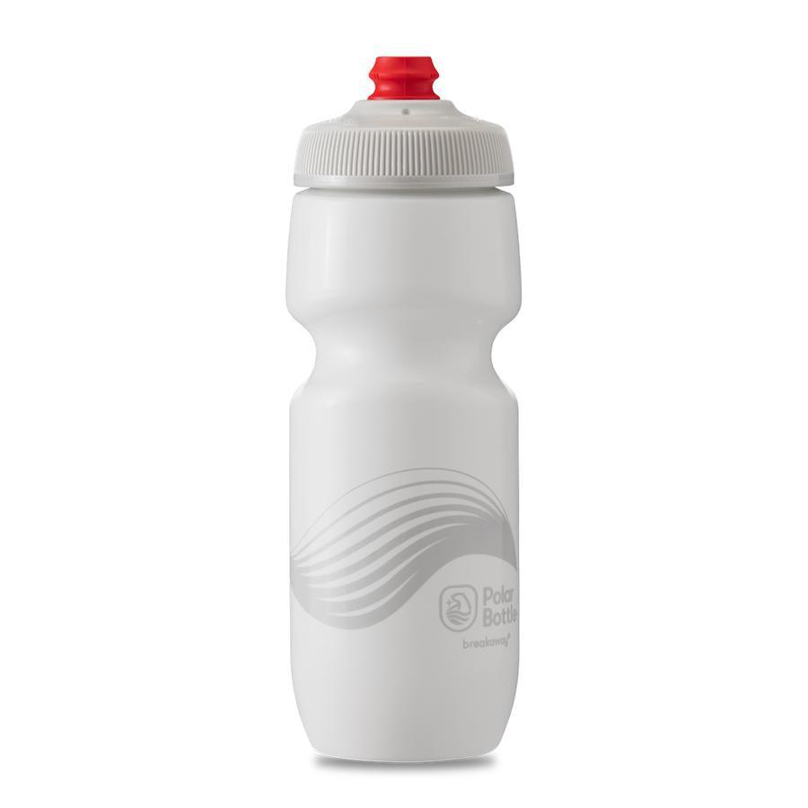 Polar Breakaway Wave Bottle (Ivory/Silver) | Cycling Gears Hub - Cycling Gears Hub