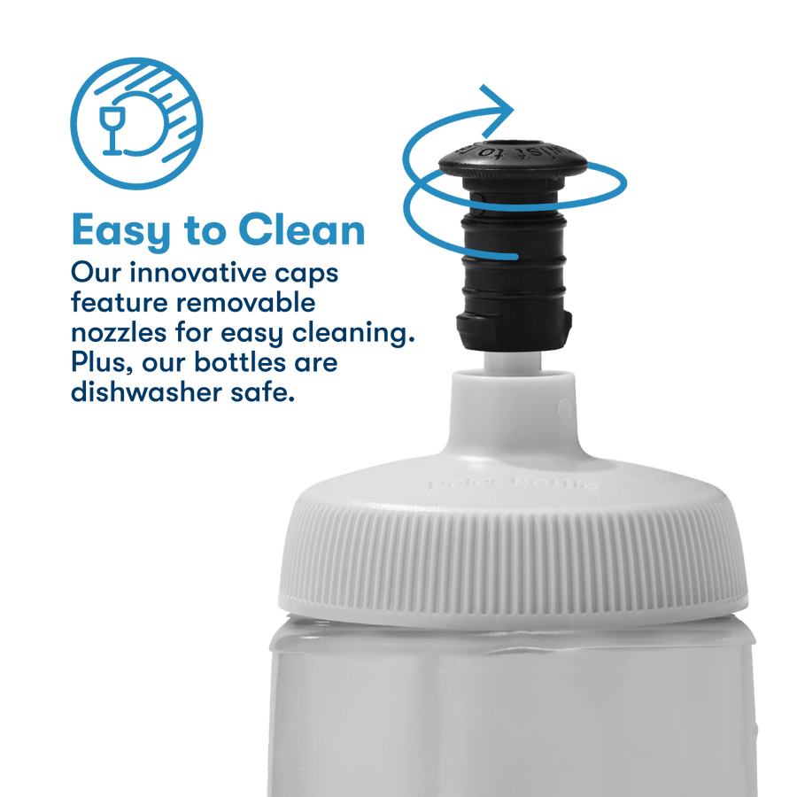Polar Sport Contendr Bottle (Charcoal/Silver) | Cycling Gears Hub - Cycling Gears Hub