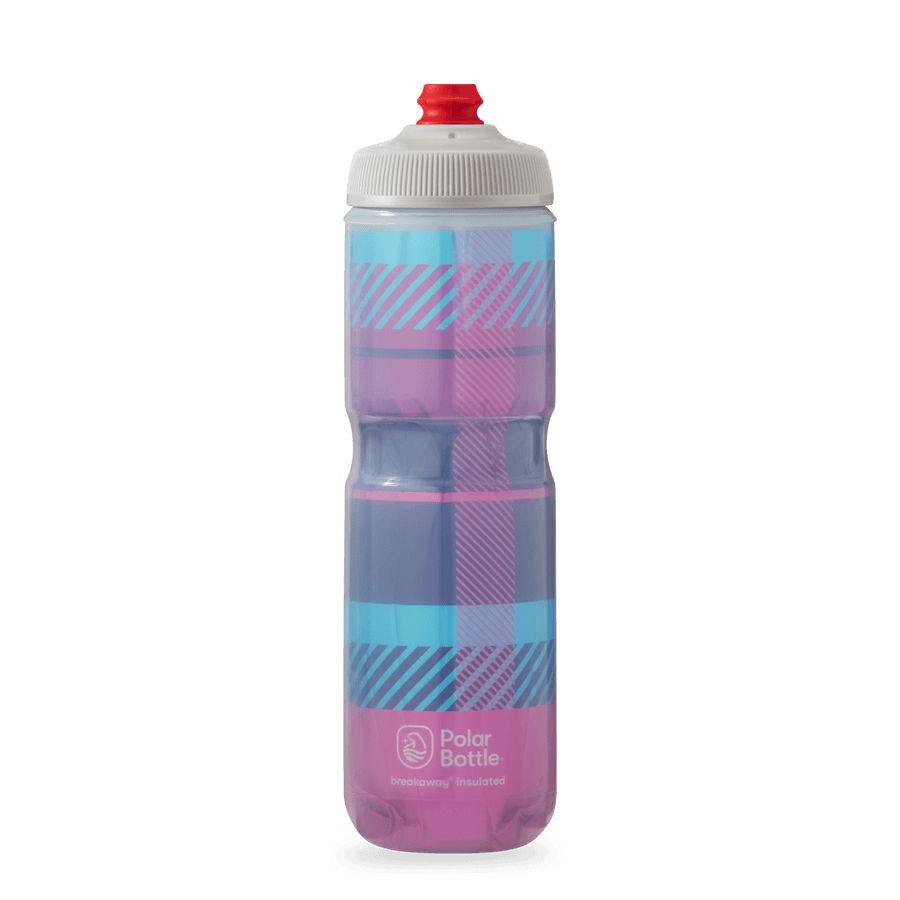 Polar Tartan Bottle (Pink/Navy) | Cycling Gears Hub - Cycling Gears Hub