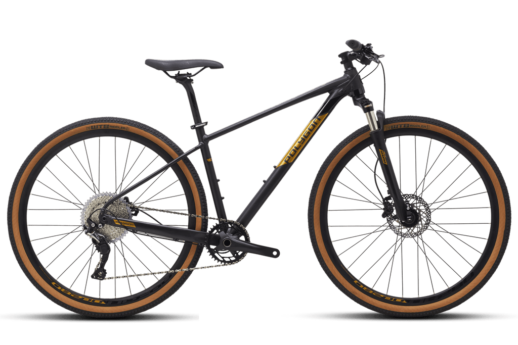 Polygon Heist X7 (Black/Gold) | Cycling Gears Hub