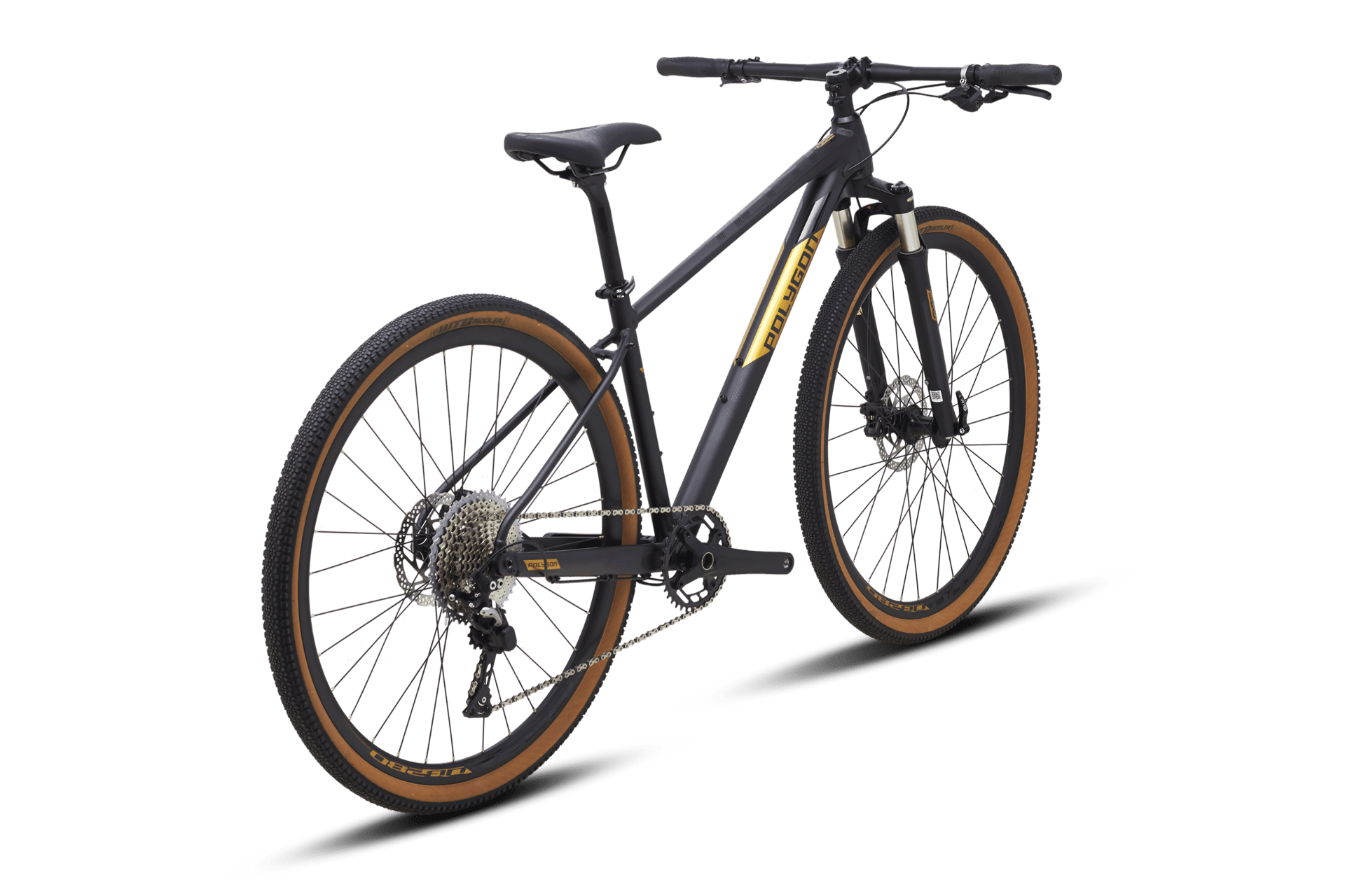 Polygon Heist X7 (Black/Gold) | Cycling Gears Hub
