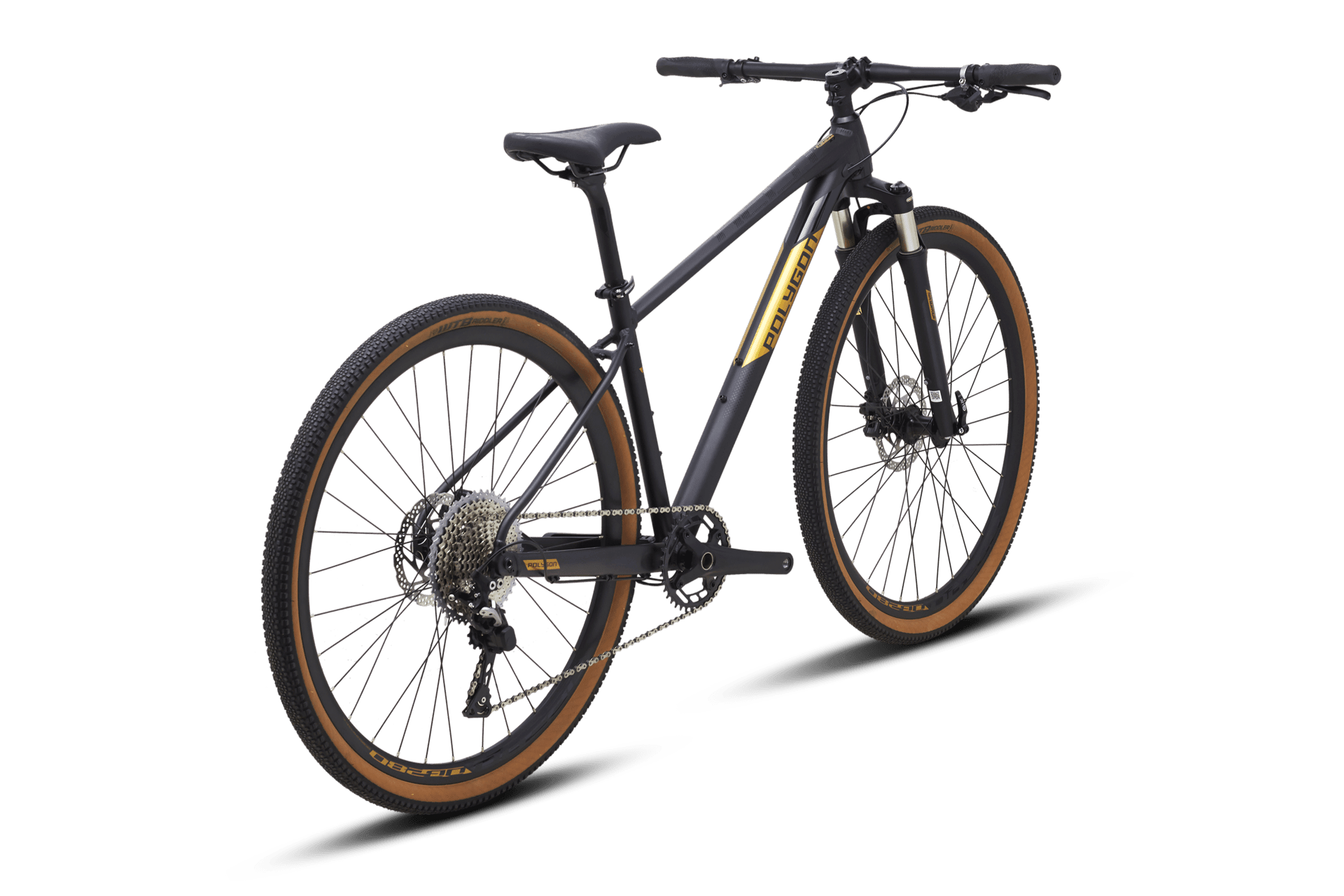 Polygon Heist X7 (Black/Gold) | Cycling Gears Hub - Cycling Gears Hub