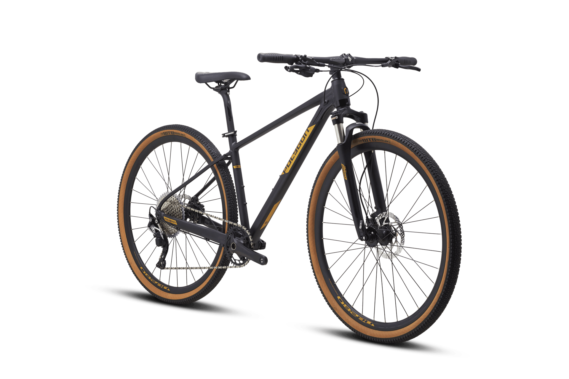 Polygon Heist X7 (Black/Gold) | Cycling Gears Hub - Cycling Gears Hub
