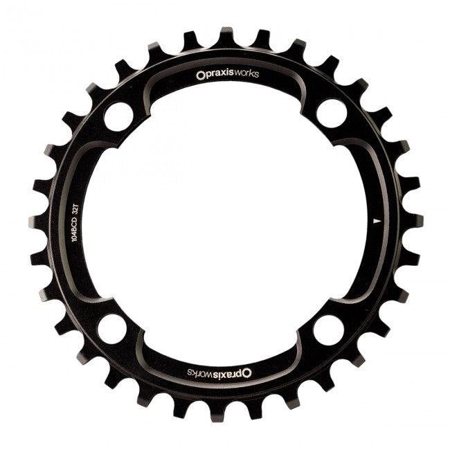 Praxis 1x Wave Tech 10/11/12 Speed Chainring (Black) | Cycling Gears Hub - Cycling Gears Hub