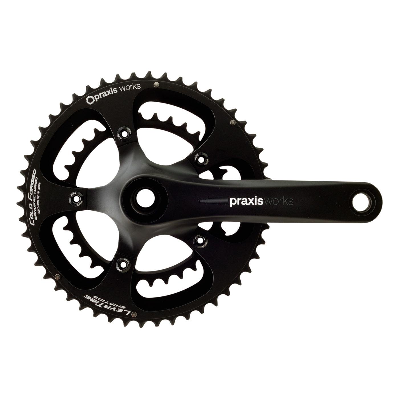 Praxis Alba M30 Direct Mount Road Crankset (Black) | Cycling Gears Hub - Cycling Gears Hub