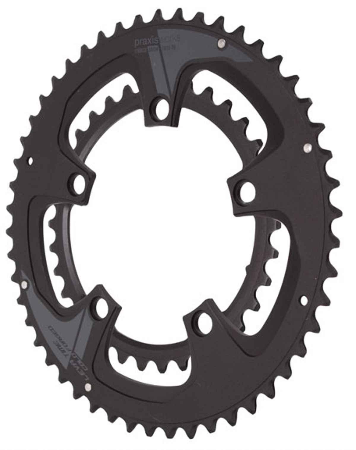 Praxis Buzz 10/11/12 Speed Chainring (Two Tone Black) | Cycling Gears Hub - Cycling Gears Hub