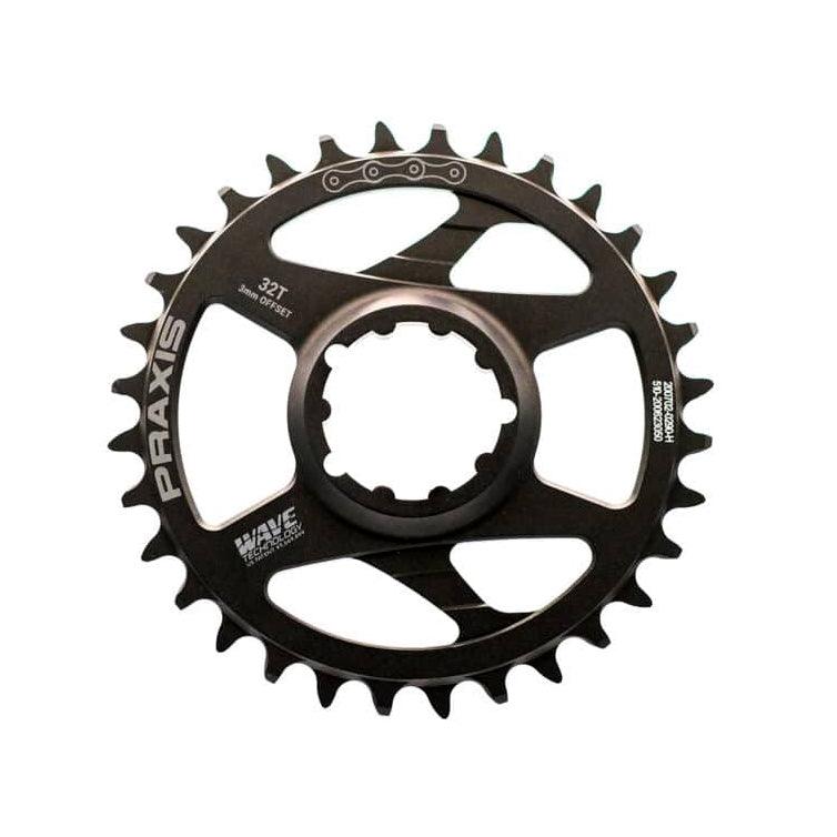Praxis Wave 10/11/12 Speed Chainring (Black) | Cycling Gears Hub - Cycling Gears Hub