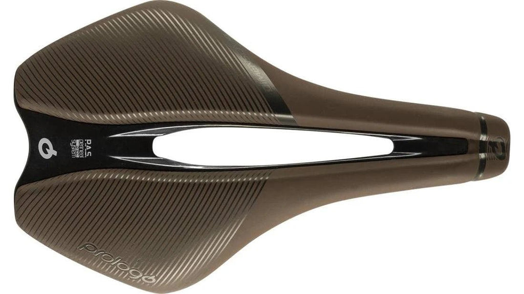Prologo Dimension 143 Nack Saddle – Carbon Rail, PAS, Unisex (Brown/Black - Cycling Gears Hub