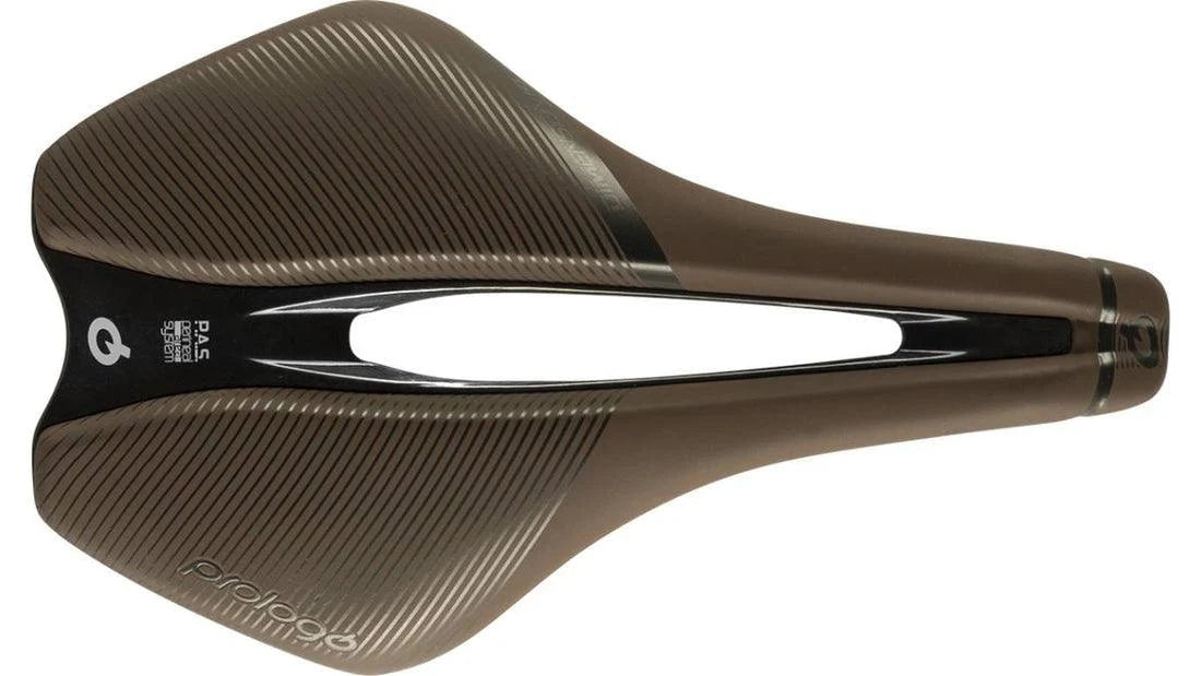 Prologo Dimension 143 Nack Saddle – Carbon Rail, PAS, Unisex (Brown/Black - Cycling Gears Hub