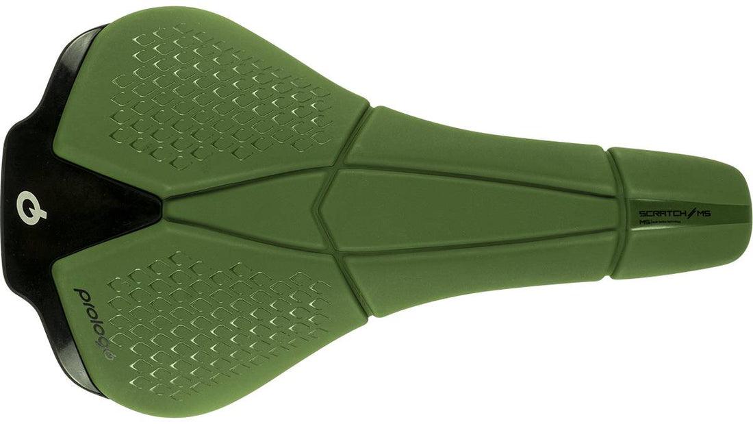 Prologo Saddle Scratch M5 Special Edition Nack Saddle (Military Green/Black) | Cycling Gears Hub - Cycling Gears Hub