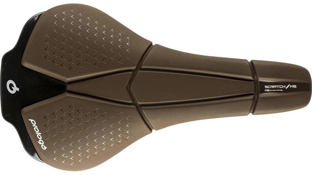 Prologo Scratch M5 Tirox Saddle – Special Edition, 250mm, Dark Brown/Black - Cycling Gears Hub