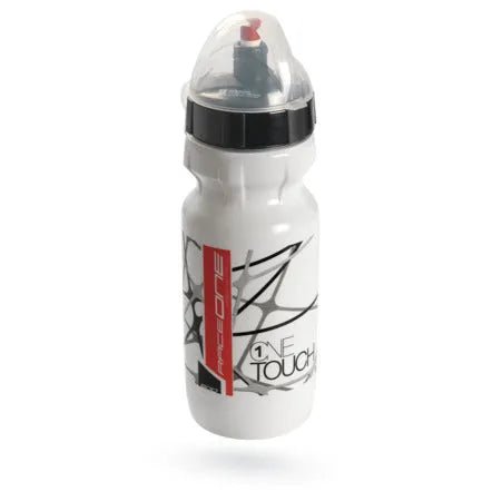 Raceone 1Touch 600ml/20oz Bottle (White) | Cycling Gears Hub - Cycling Gears Hub
