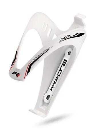 Raceone Matte Finish X3 Bottle Cage (White) | Cycling Gears Hub - Cycling Gears Hub