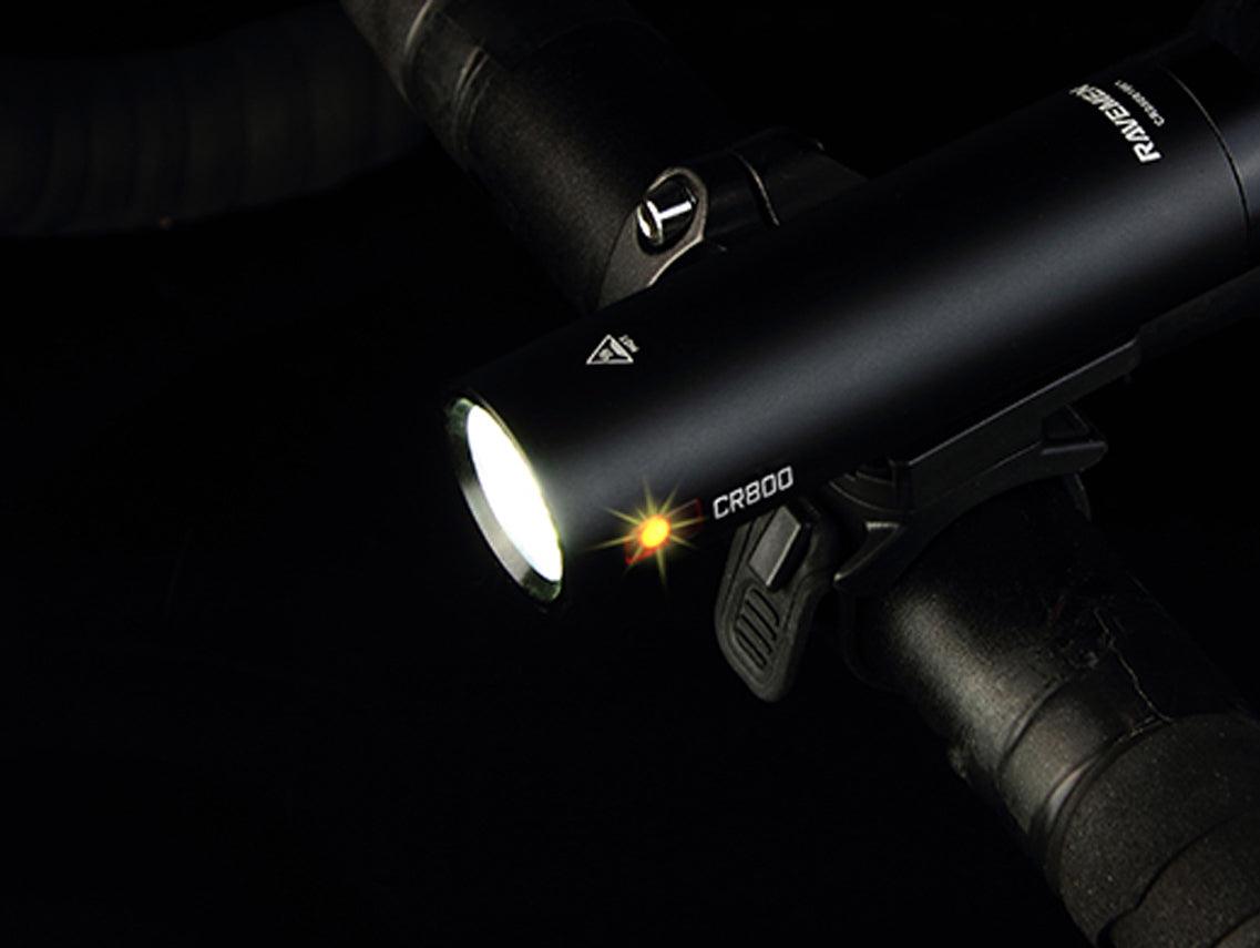 Ravemen CR 800 Front Light (Black) | Cycling Gears Hub - Cycling Gears Hub