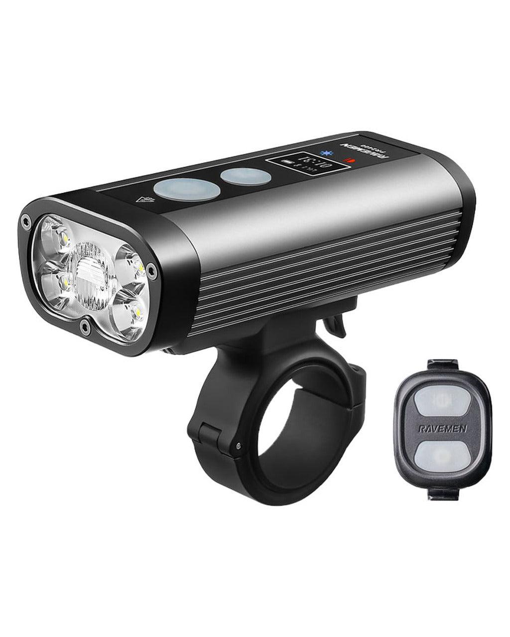 Ravemen PR 2400 Front Light (Silver) | Cycling Gears Hub - Cycling Gears Hub