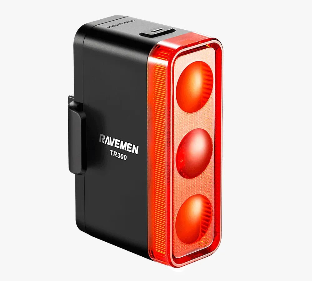 Ravemen TR 300 Rear Light (Black) | Cycling Gears Hub - Cycling Gears Hub