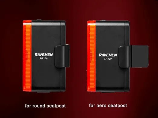 Ravemen TR 300 Rear Light (Black) | Cycling Gears Hub - Cycling Gears Hub