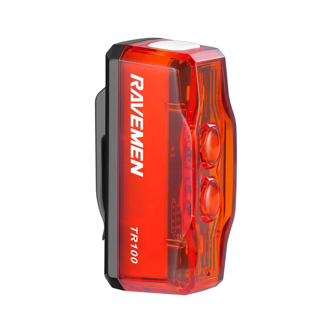 Ravemen TR100 Rear Light (Black) | Cycling Gears Hub - Cycling Gears Hub