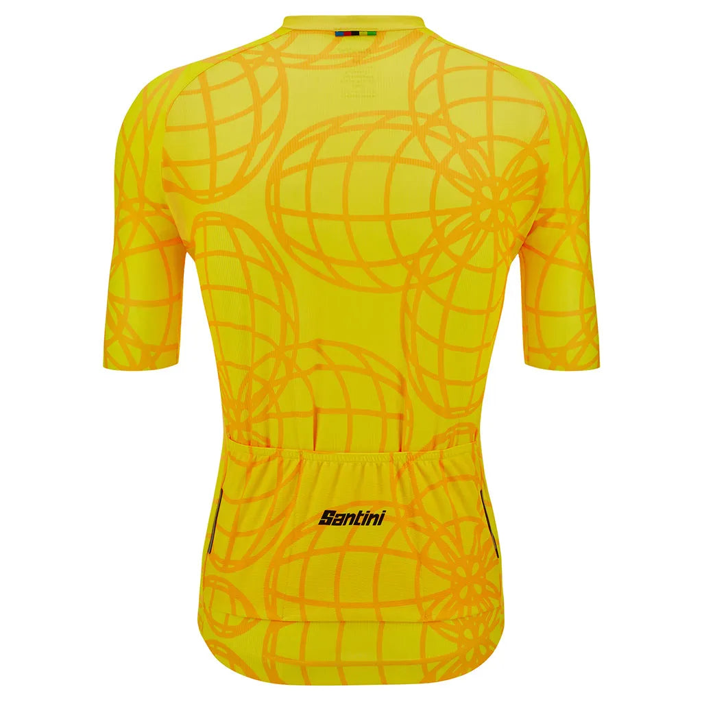 Santini UCI Goodwood 1982 Men's Cycling Jersey (Print) | Cycling Gears Hub