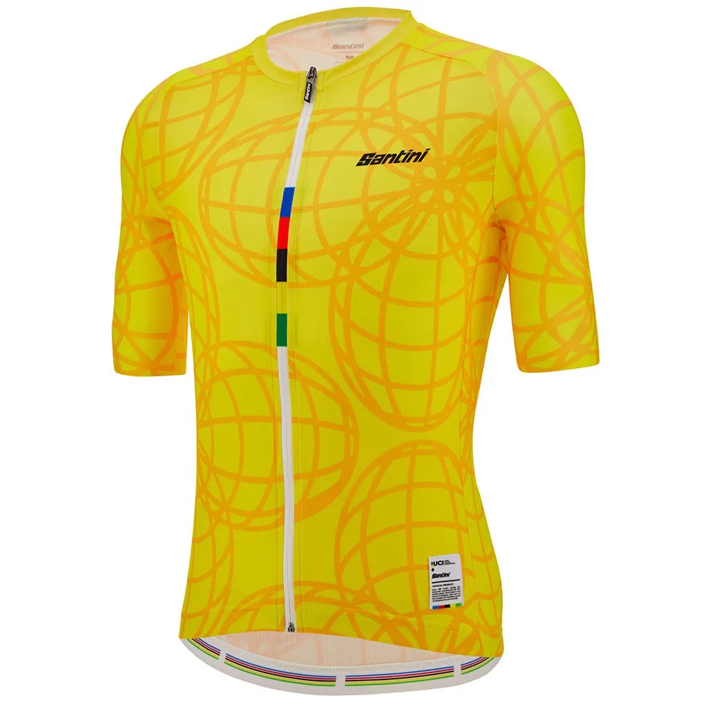 Santini UCI Goodwood 1982 Men's Cycling Jersey (Print) | Cycling Gears Hub